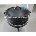 south Africa cast iron belly pot potjie pot with 3 legs for camping and outdoor